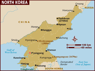 North Korea Map-Data Recovery Salon