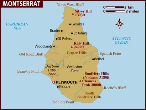 Data Recovery Montserrat Map
