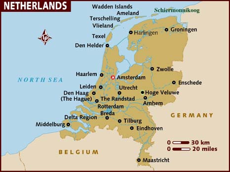 Data Recovery Netherlands Map