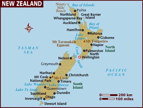 New Zealand Map-Data Recovery Salon
