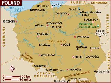 Poland Map-Data Recovery Magazine