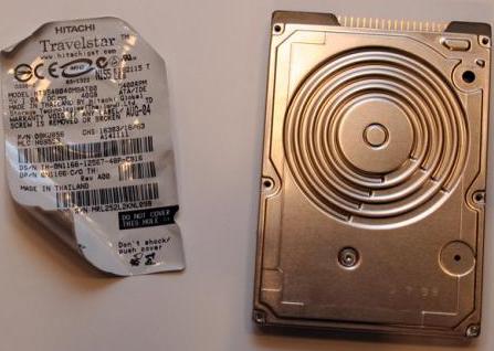 remove-hard-disks-label